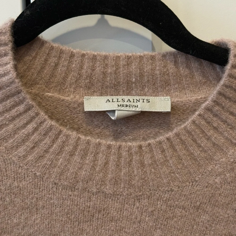 AllSaints Mauve Women's Sweater - Picture 2 of 4